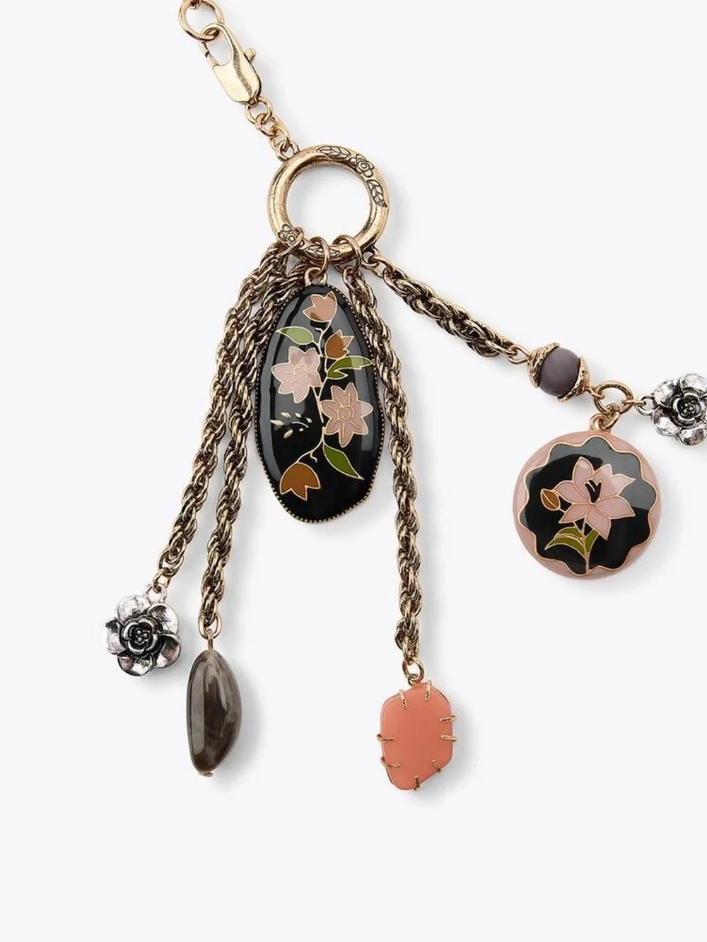 Zara Gold Tone Belt with Resin Charms - Picture 7 of 9